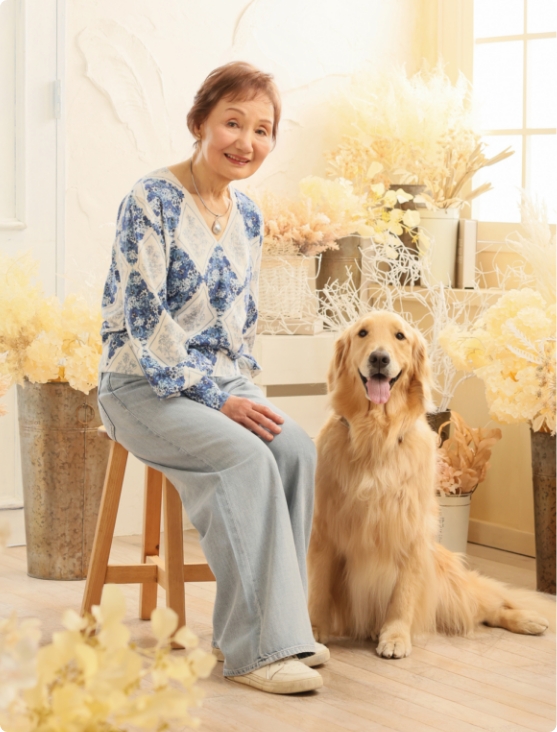 シニアwithペットのイメージ