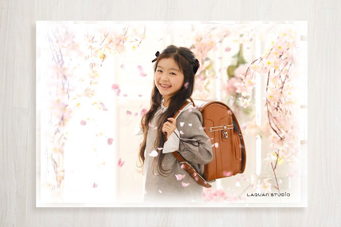 桜エフェクト写真追加イメージ