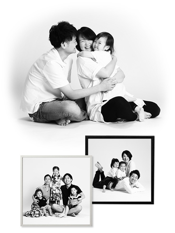 monochromefamily2020 モノクロの家族写真撮影
